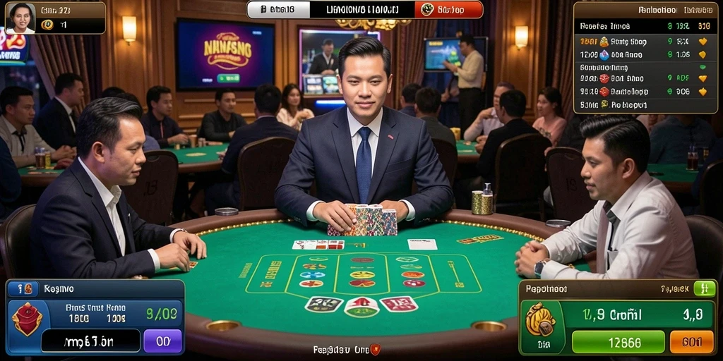 Interaksi antarpemain yang seru di mode multipemain.