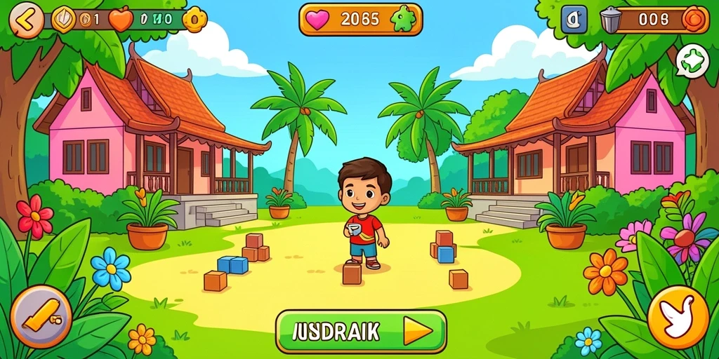 Screenshot memperlihatkan fitur sosial yang memungkinkan interaksi dengan pemain lain.